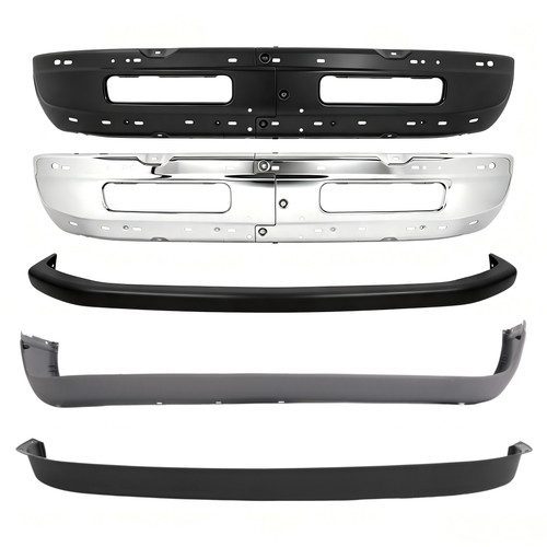 Chrome black front - front, bumper
